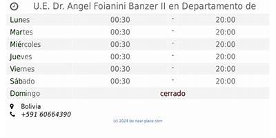 DR. ANGEL FOIANINI BANZER I