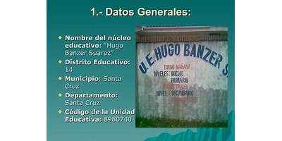GRAL. HUGO BANZER SUAREZ